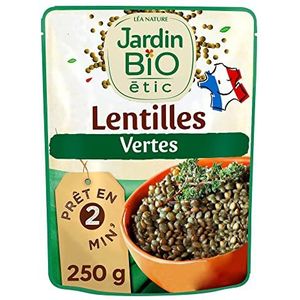 Jardin BiO étic – groene linzen – biologisch – zout – AB-gecertificeerd – zak van 250 g