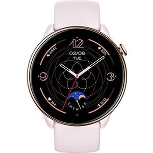 Amazfit GTR Mini-smartwatch voor dames, 14 dagen batterijduur, SpO2, slaaptracking, 120 sportmodi, smartwatch, sport, GPS, roze, GTR Mini