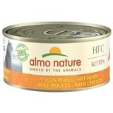 Almo Nature - HFC Kitten avec Poulet - Nourriture Humide pour Chaton : 24 boîtes de 150g