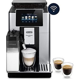 De'Longhi PrimaDonna Soul ECAM612.55.SB espressomachine met maalwerk, exclusieve Bean Adapt-technologie, zilver en zwart