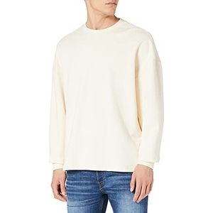 Urban Classics oversized Boxy Crew Bio Sweatshirt voor heren, Extra grote biologische ronde hals