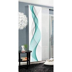 Home Fashion Opalia, polyester, turquoise, 245 x 60 cm