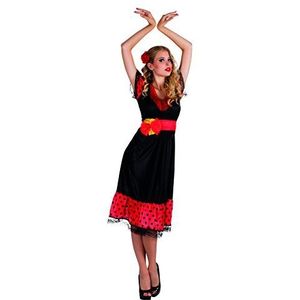 Boland 83622 - Flamenco Woman-kostuum voor volwassenen, zwart
