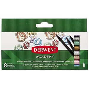 Derwent Academy 98212 metallic marker zwart/zilver