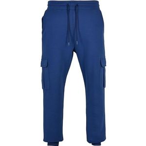 Urban Classics Cargo-joggingbroek voor heren van comfortabele stof, opgestikte zakken, elastische tailleband, S-5XL, Spaceblue