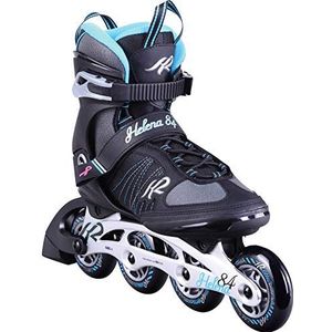 K2 Helena 84 inlineskates voor dames met zachte laarzen K2, zwart/blauw