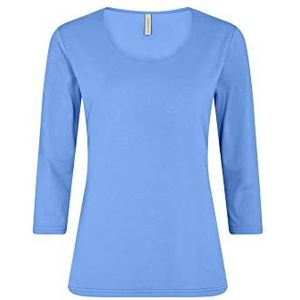 SOYACONCEPT T-shirt pour femme, bleu, XL