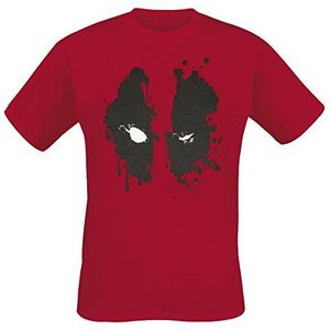 Deadpool Splash Head T-shirt voor heren