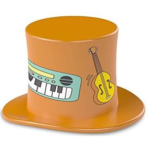 TechniSat TECHNIFANT Hütchen Traditionele kinderliedjes (Alle mijn onttjes, bakken, gebak cake en meer, speeltijd ca. 52 minuten, audio-inhoud geschikt voor kinderen vanaf 0 jaar, Duits) oranje