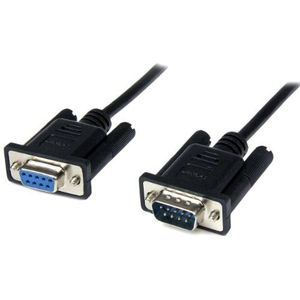 StarTech.com Null modem kabel RS232 DB9 2 m, zwart