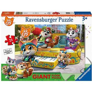 Ravensburger 030910-44 kattenpuzzel 24 delen Giant Sol, puzzel voor kinderen, aanbevolen leeftijd 3+