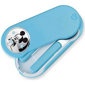 Disney Baby Prima kindertijd, metalen tassenset met zilverkleurige details van Micky Mouse - cadeau-idee voor kinderen