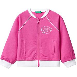 United Colors of Benetton Sweat-shirt unisexe pour enfants, Fuchsia 1y8, 1 año