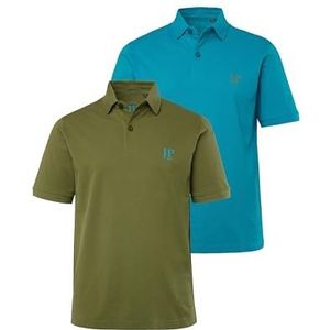 JP 1880 Poloshirts voor heren, 2 stuks, Cactus