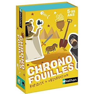 Nathan Chronofouilles - een spel met snelheids- en geheugenkaarten voor kinderen vanaf 5 jaar, 31355, meerkleurig
