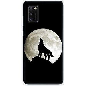 Beschermhoes voor Samsung Galaxy A41 Wolf, zwart