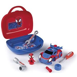 Smoby - Spidey - Gereedschapskoffer voor kinderen - 13 accessoires - Vanaf 3 jaar