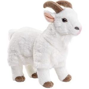 Uni-Toys - Witte berggeit - 29 cm (lengte) - pluche geit - knuffeldier