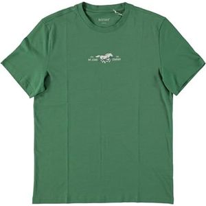 MUSTANG Style Austin T-shirt voor heren, Deep Grass Green 6333