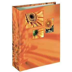 Hama Fotoalbum ""Singo"" (Minimax album, 13 x 16,5 cm, 100 pagina's, voor 100 foto's in het formaat 10x15 cm), oranje
