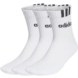 adidas 3-Stripes Linear Half-Crew Cushioned Socks 3 paar uniseks kindersokken