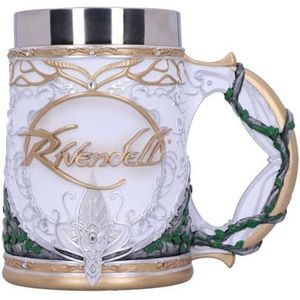 Nemesis Now Rivendell Chope officieel gelicentieerd product The Lord of the Rings, wit, 15,5 cm