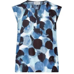 Cartoon Chemisier décontracté pour femme avec motif, bleu, 46