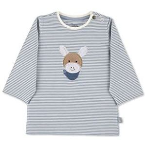 Sterntaler Gots T-shirt met lange mouwen, gestreept, lange mouwen, baby, jongens, 1 stuk, Lichtblauw