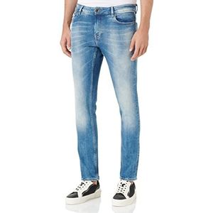 Garcia fermo skinny jeans voor heren, Blauw (Medium Used 2438)