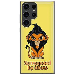 ERT GROUP Coque de téléphone portable pour Samsung S23 ULTRA Original et sous licence officielle Disney motif Scar 001 parfaitement adapté à la forme du téléphone portable, coque en TPU