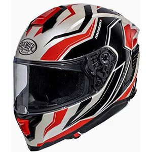 Premier Hyper Rw2 helm, wit/rood/zwart, maat XS (53/54)