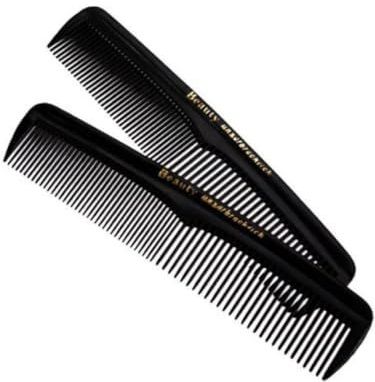 2 zwarte kammen van 13 cm Beauty onbreekbaar