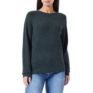 Vero Moda Tall Vmdoffy Ls O-Cou Blouse GA Tall Gebreide trui, Pine Grove/Detail: Melange, XS Top Dames, Groen