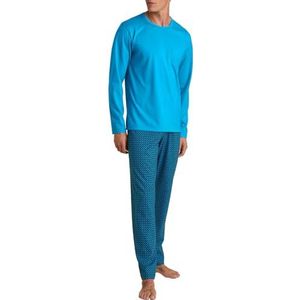 CALIDA Print Relax Pijama-set voor heren, Donau blauw