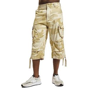 Brandit heren Korte broek met zakken Brandit Urban Legend 3/4 Shorts, Sandstorm