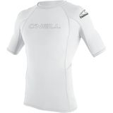 O'Neill Wetsuits Basic Skins S/S Crew neopreen T-shirt voor heren, Wit.