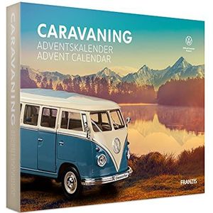 Caravan Adventskalender, VW Bulli T1 metalen modellbausatz in maatstand 1:24, met 52-zijdige handleiding