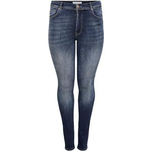 ONLY Carmakoma NOS Carmaya Hw SK Shape Up JNS Rea9820 Noos Jean Skinny, Bleu (Dark Blue Denim Dark Blue Denim), 54/L32 (Taille Fabricant: 54) Femme