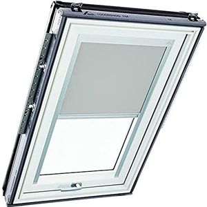 Roto ZRV bijna compleet verduisterend rolgordijn voor Roto dakraam serie Designo R6/R8, i8 en Classic 64/84, maat 065/140, kleur: lichtgrijs