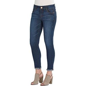 Democracy 25"" Ab""Solution Crop Ab Solution Korte damesjeans, Indigo