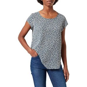 ONLY Onlvic Ss Aop Top Noos Ptm dames T-Shirt (1-Pack), Blue Mirage/Tonal Ditsy, 38
