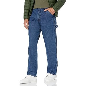 Wrangler Authentics Klassieke jeans met comfortabele taille voor heren, retro steen