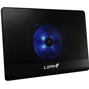 LEPA LPCP001 Lepad V17 geventileerde laptopstandaard tot 17 inch, zwart