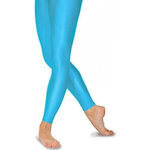 Roch Valley - Footless nylon/lycra tights, panty voor meisjes en meisjes, Turkoois