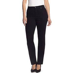 Gloria Vanderbilt Petite Amanda Classic Tapered Jeans voor dames, zwart.