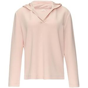 s.Oliver BLACK LABEL Hoodie met satijnen details, roze, 40, Roze