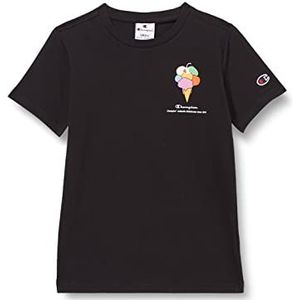Champion T-shirts voor kinderen en jongeren, zwart, 5-6 jaar, zwart.