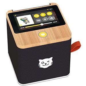 tigermedia tigerbox Starterset zwart met toegang 4 weken tijgertones touchscreen NFC muziekspeler kinderen kleuterschool audiospelkubus audiospeler muziekdoos