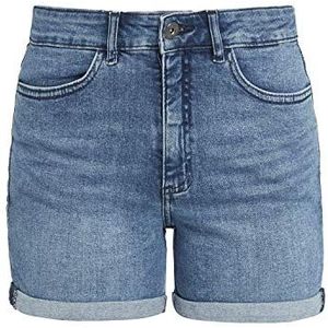 ICHI Ihtwiggy Sho Jeansshorts voor dames, Medium Blauw (19037)