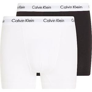 Calvin Klein 3p Trunk, boxershorts voor heren, 3 stuks, Wit